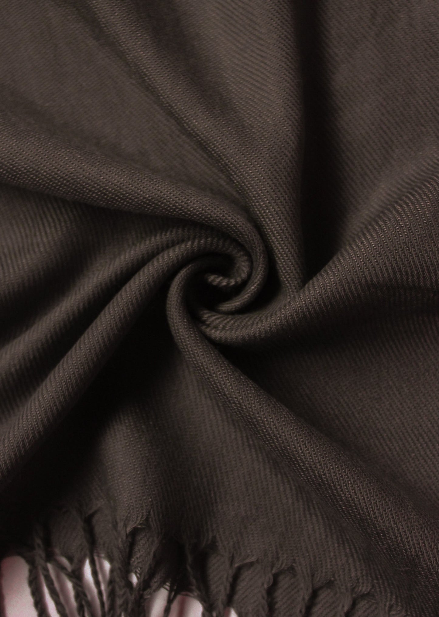 Plain Cashmere Hijab - Earth