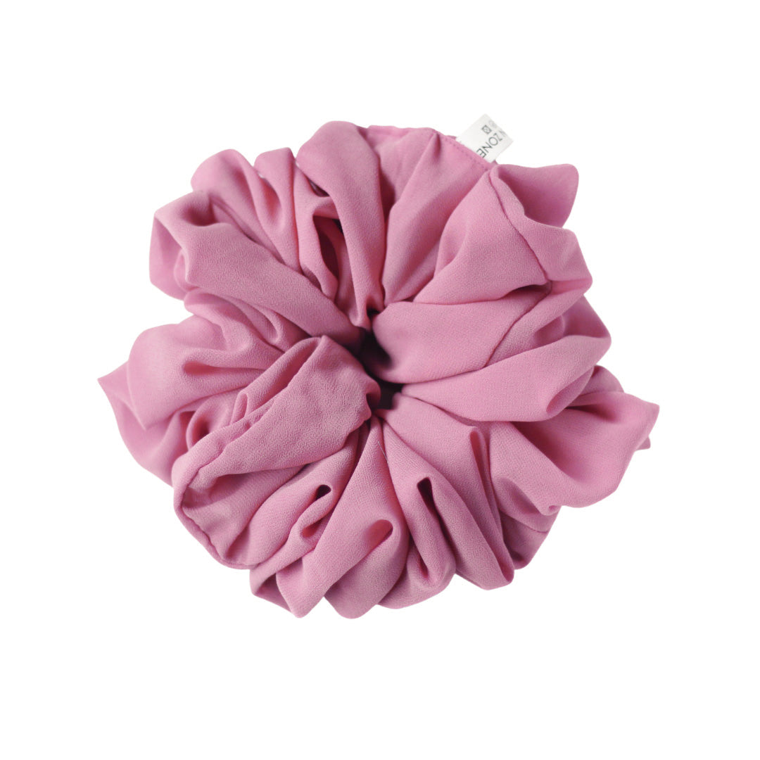 Georgette Volumizing Scrunchie - Blush Pink