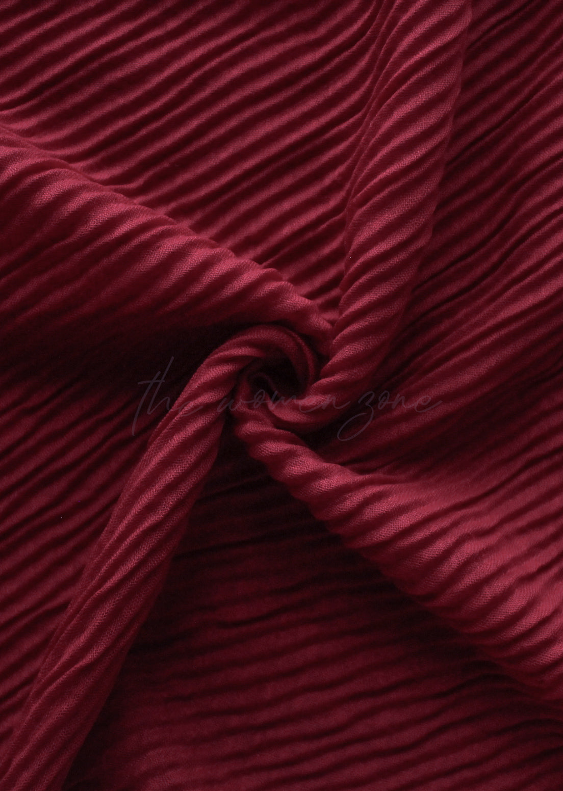 Crumpled Hijab - Ruby