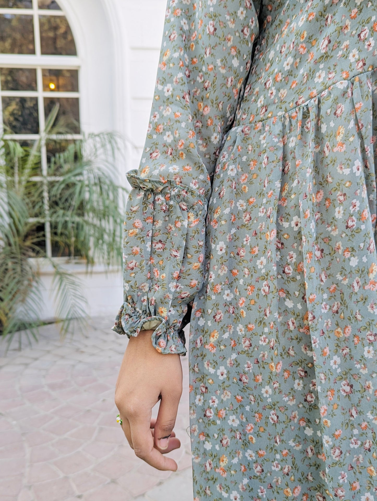 Soothing Sage Modest Dress