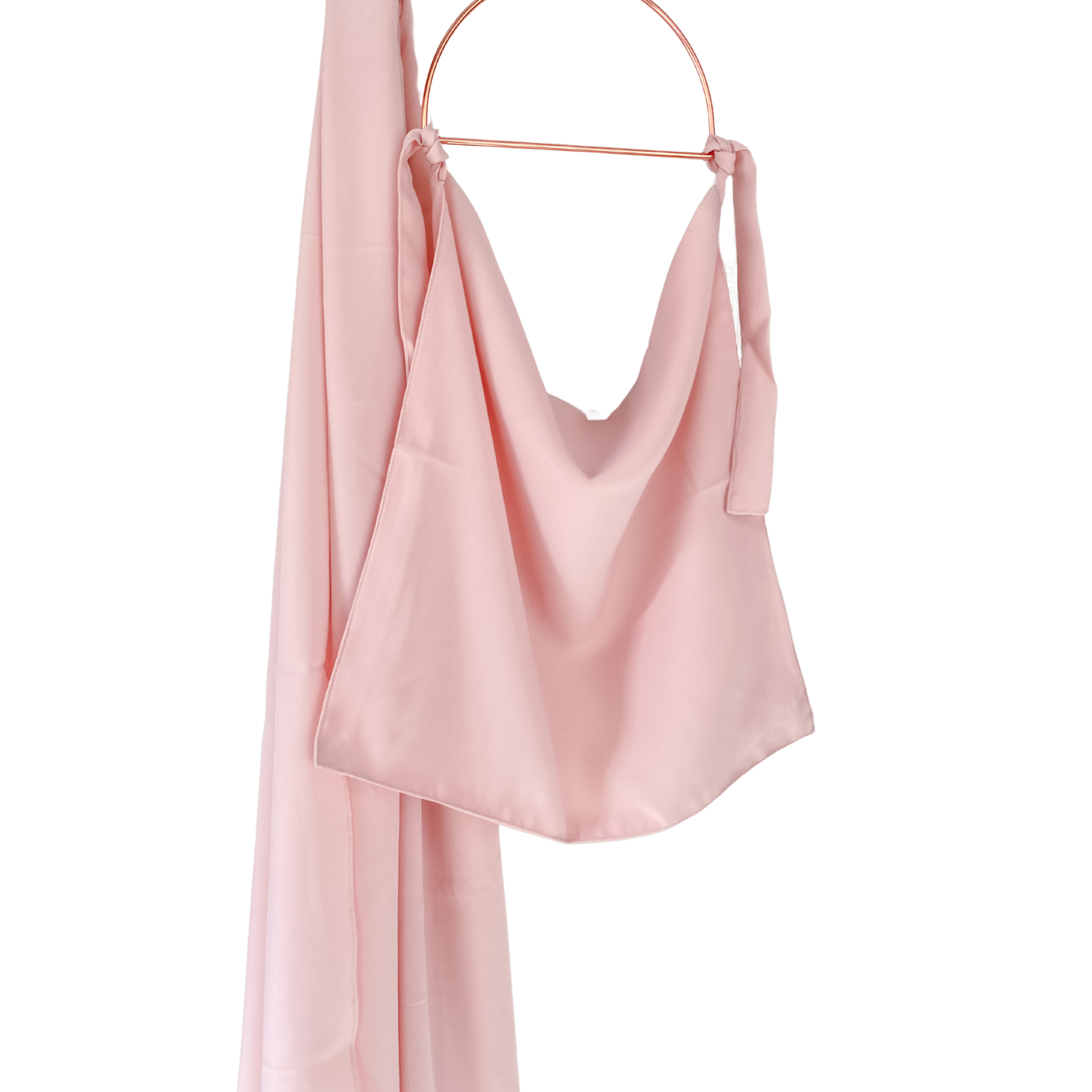 Niqab & XL Hijab Set - Powder Pink