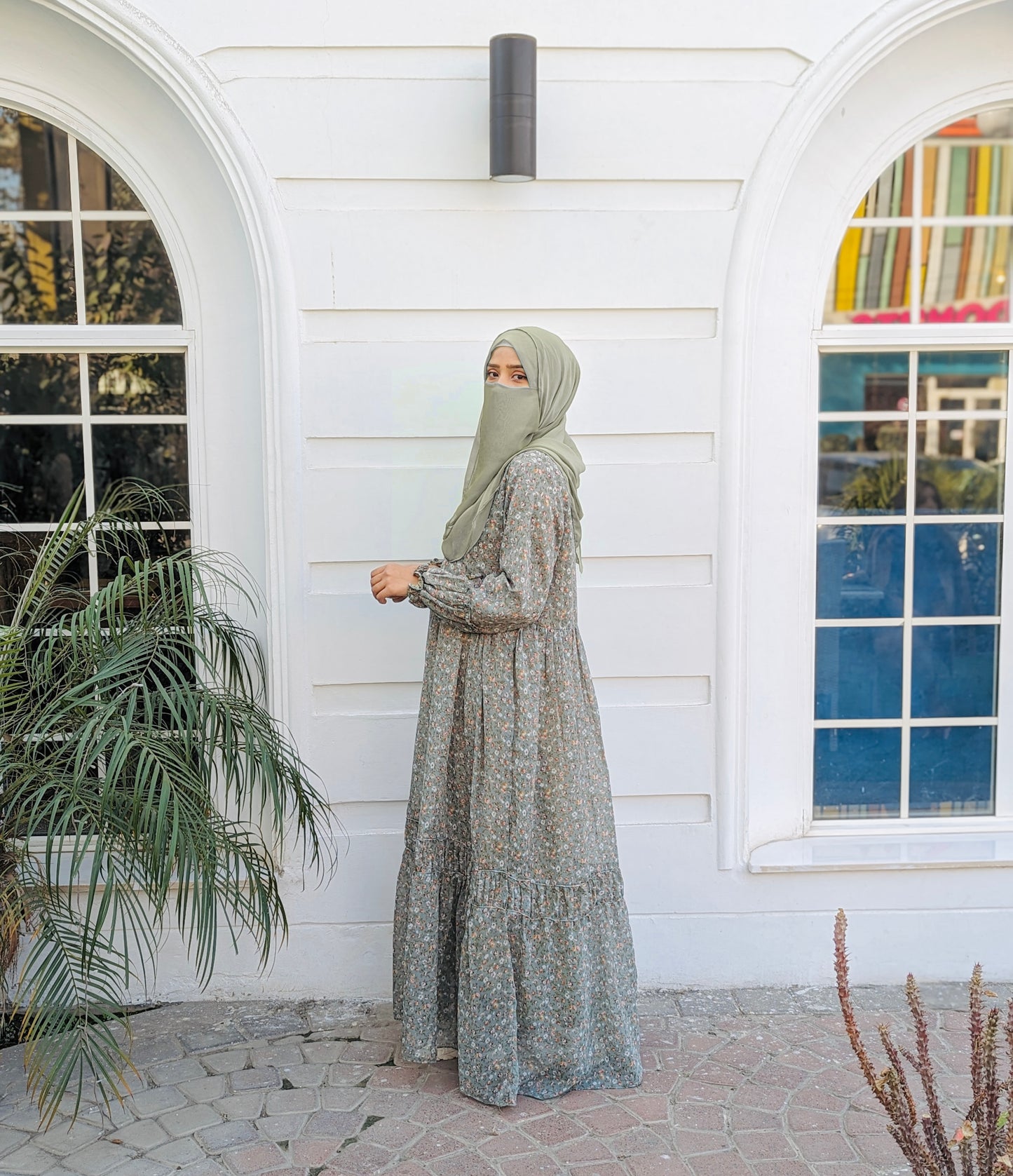 Soothing Sage Modest Dress