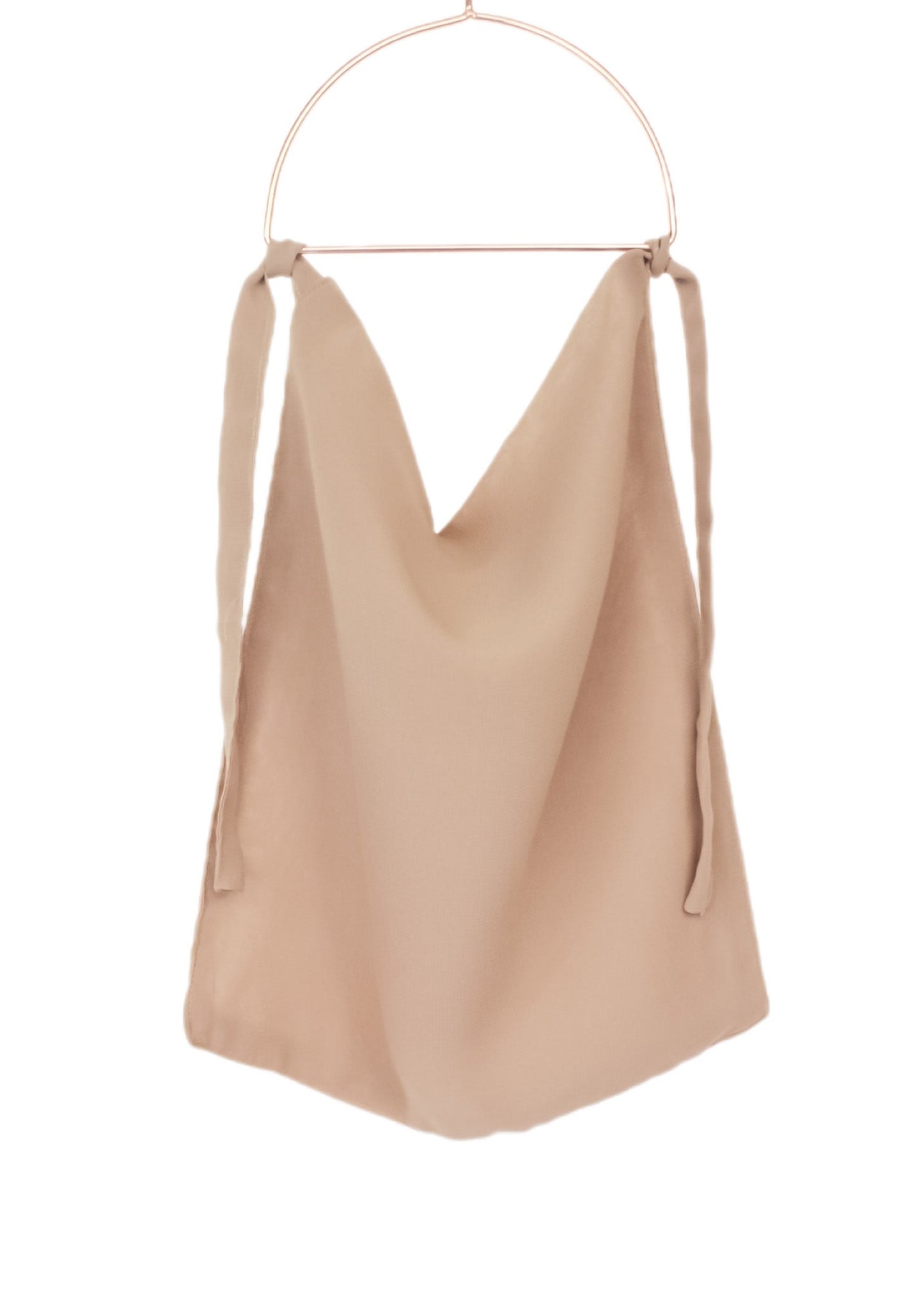 Tie-back Niqab - Natural Beige