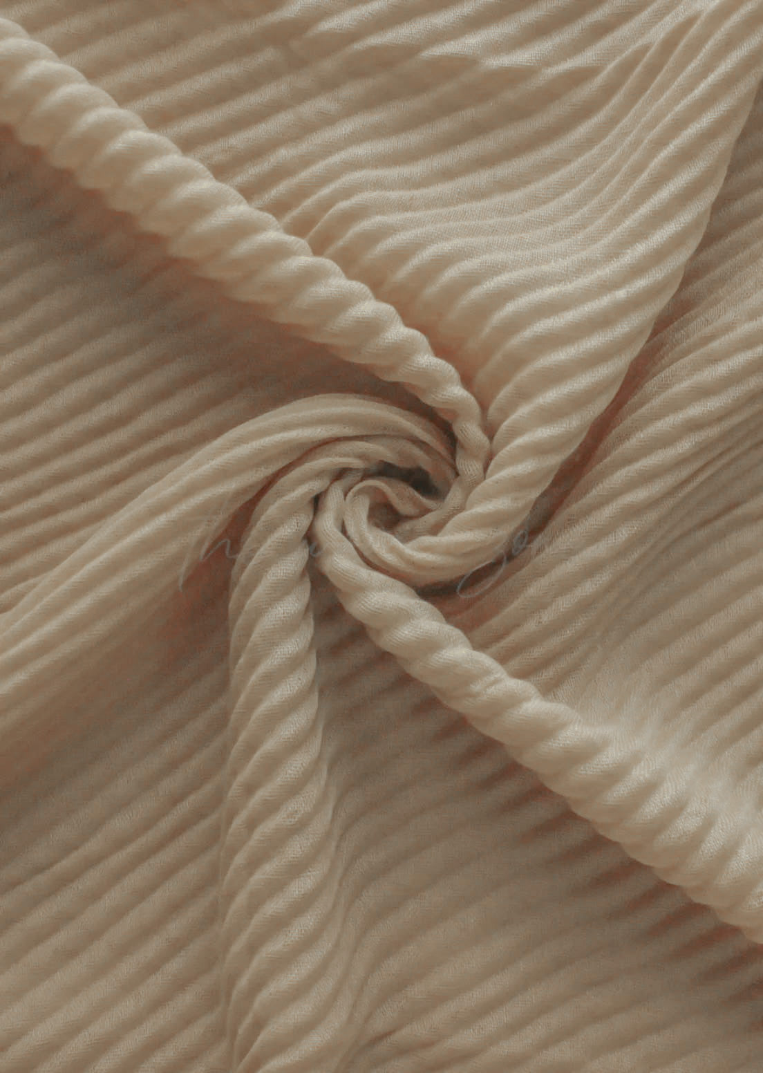 Elegant floral printed beige color silk hijab