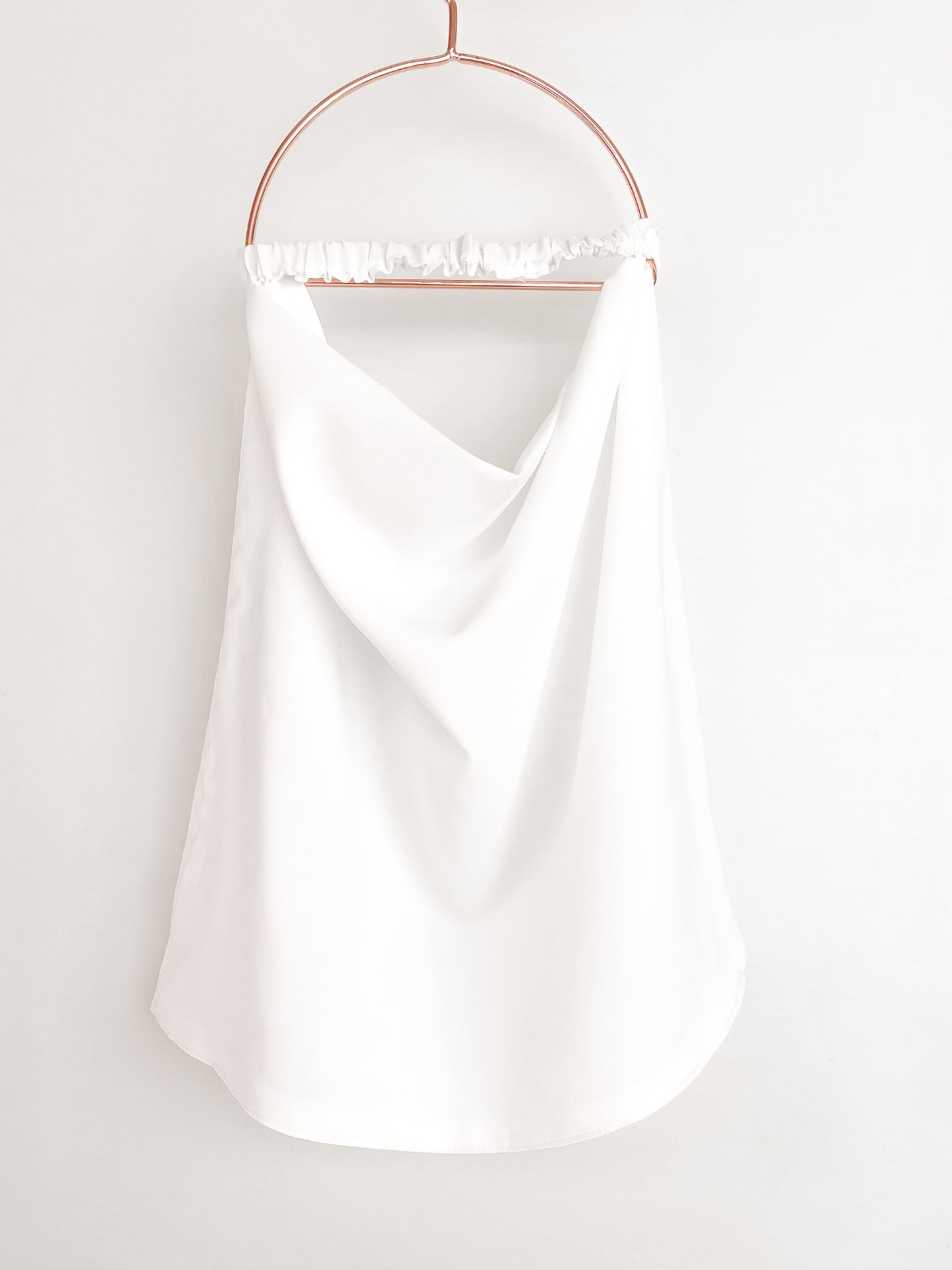 Elastic back Niqab - Milky White