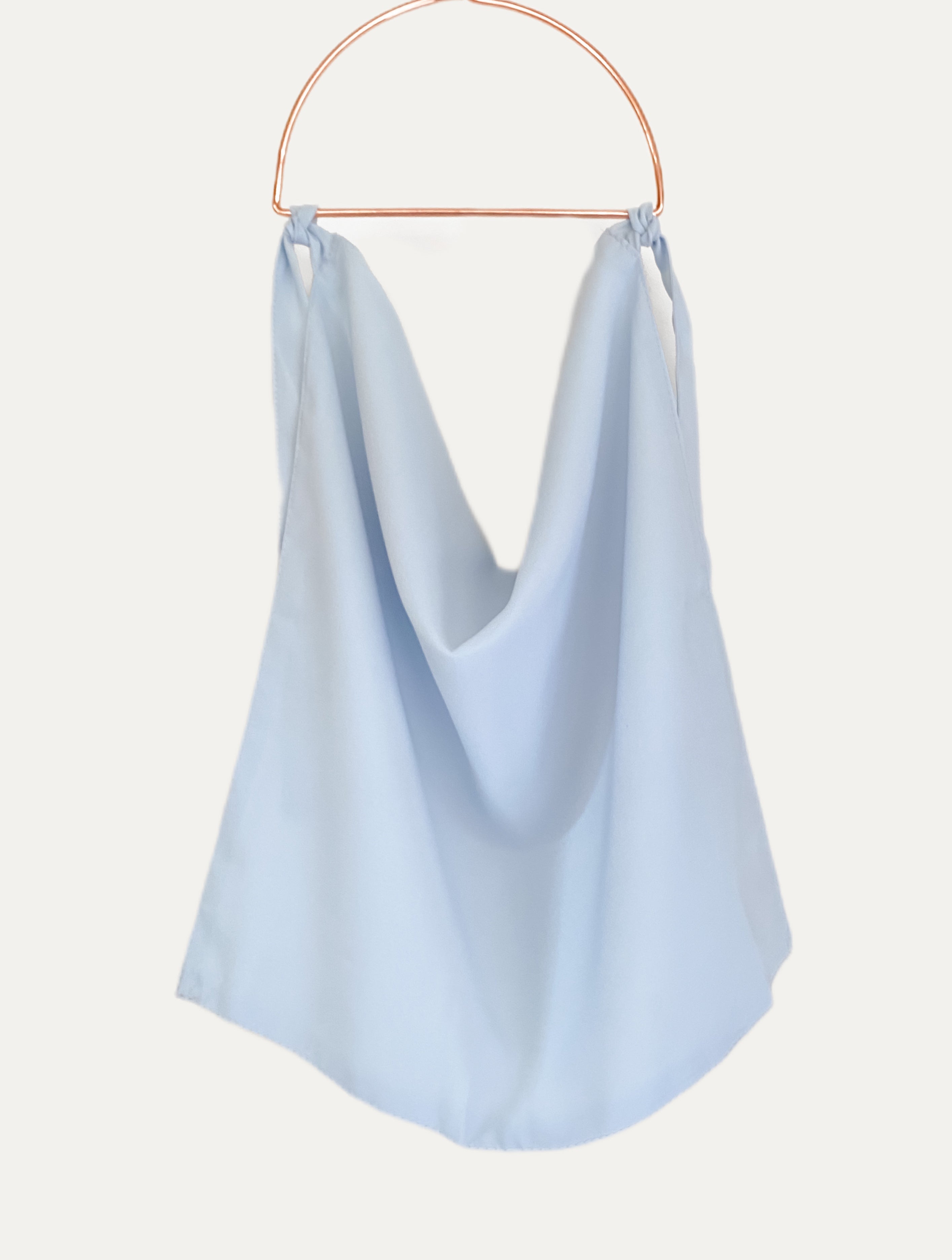 Half Niqab Sky Blue