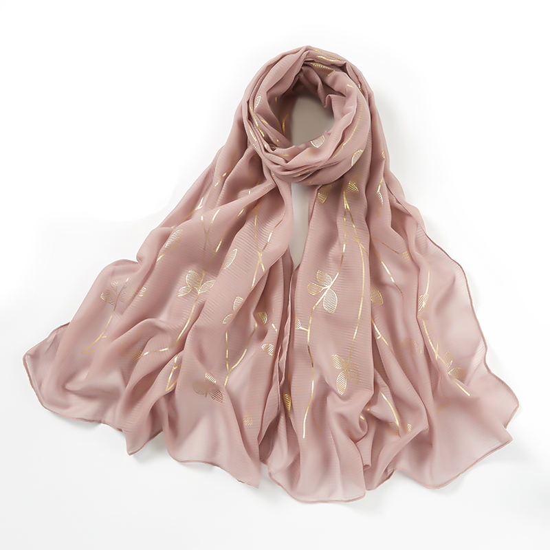 Botanical Hijab - Mauve