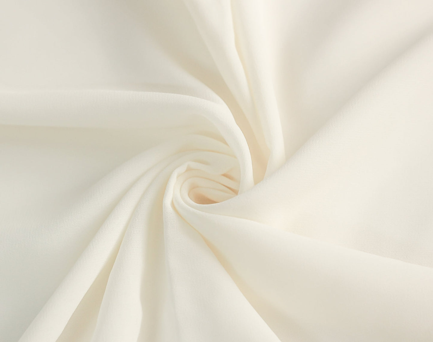 Large Georgette - Milky White