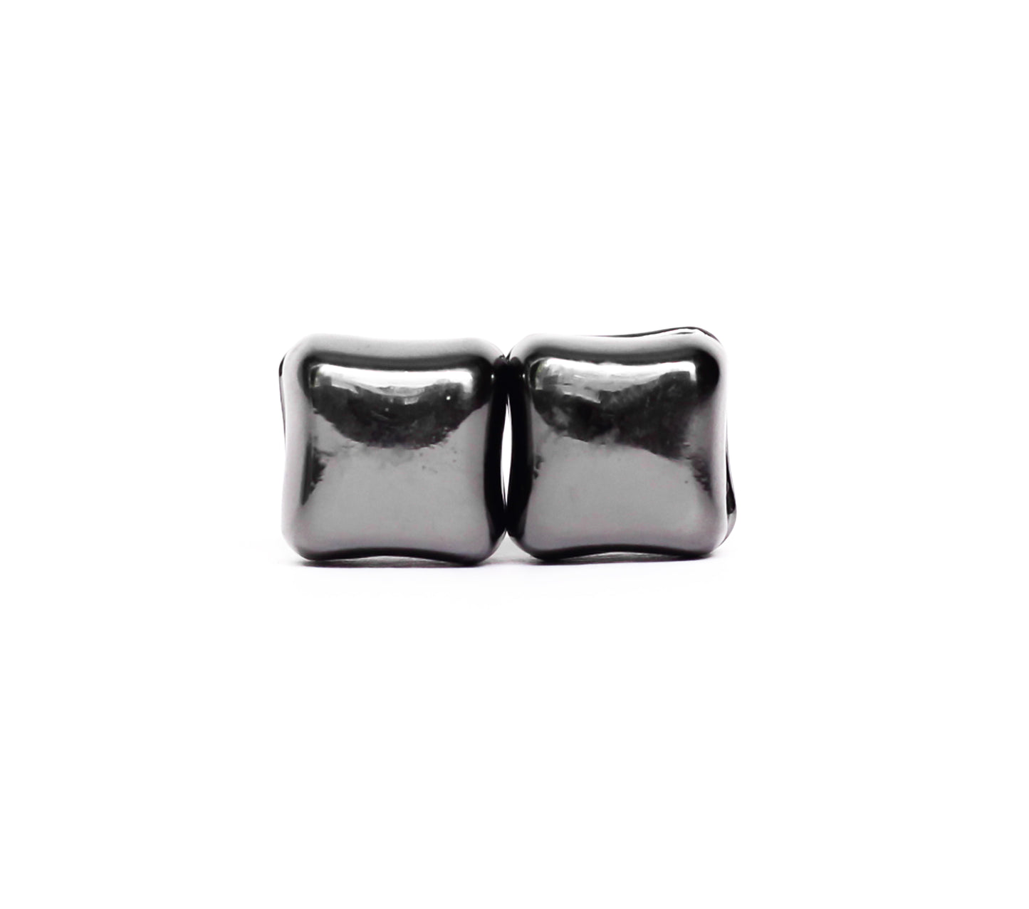 Metallic Hijab Magnets - Charcoal Black