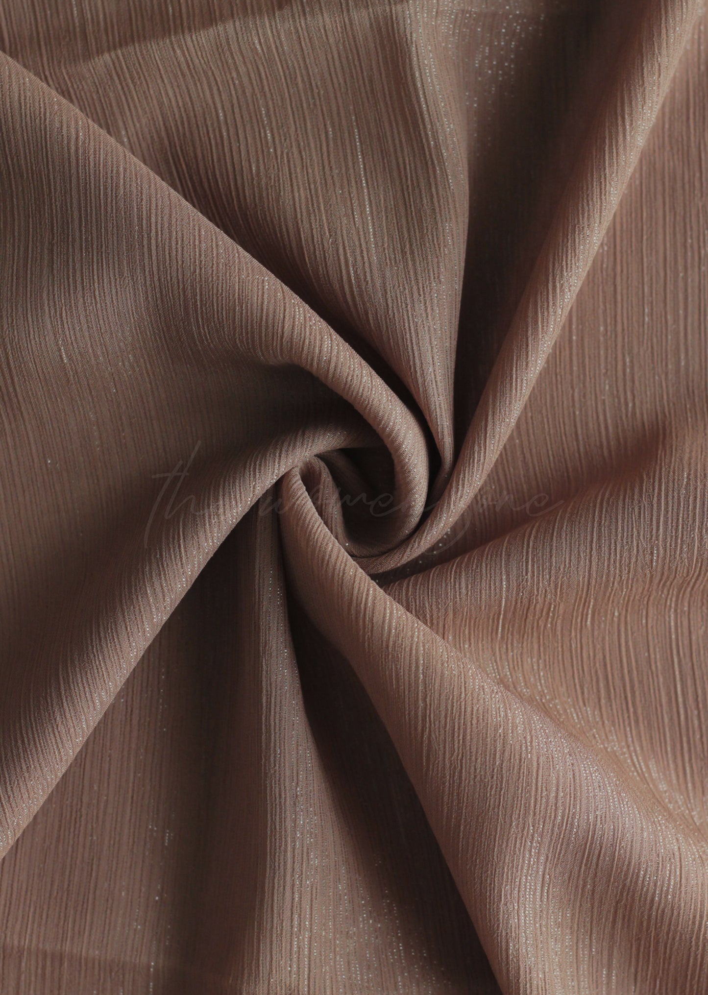 Metallic Chiffon - Mocha