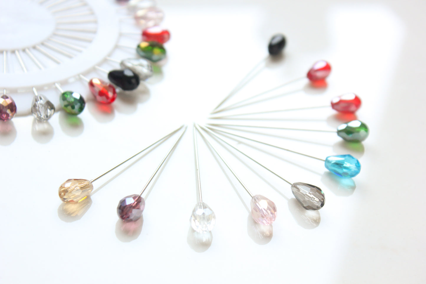 Beaded Hijab Pins - Multicolored