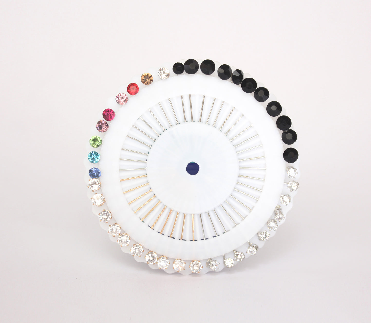 Crystal Pin Wheel (Small) - Multicolored
