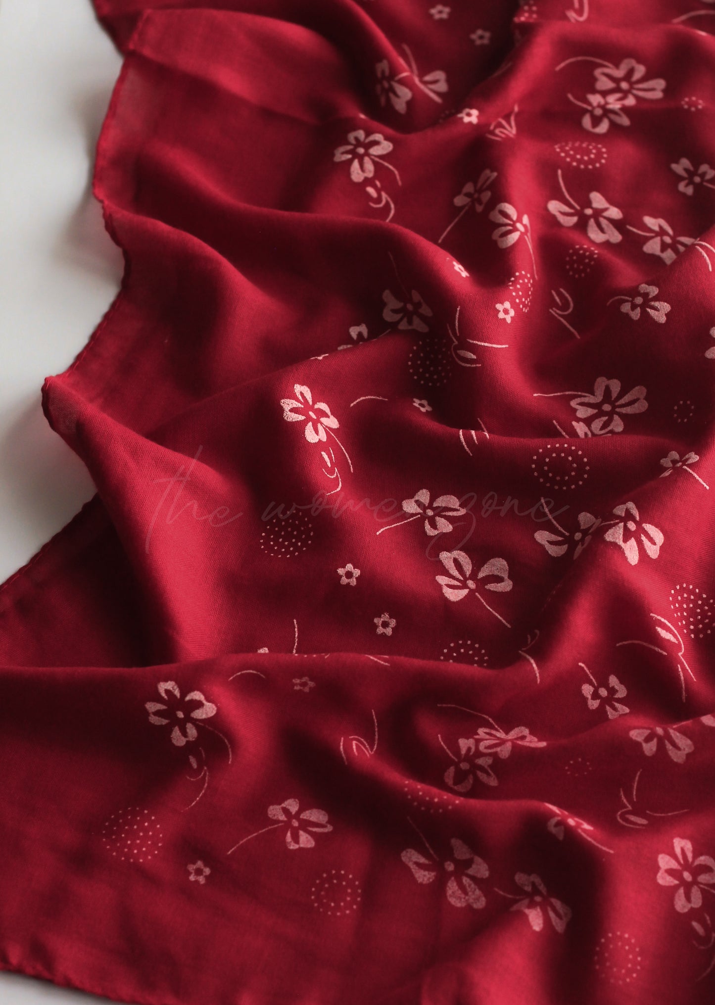 Floral Season - Maroon