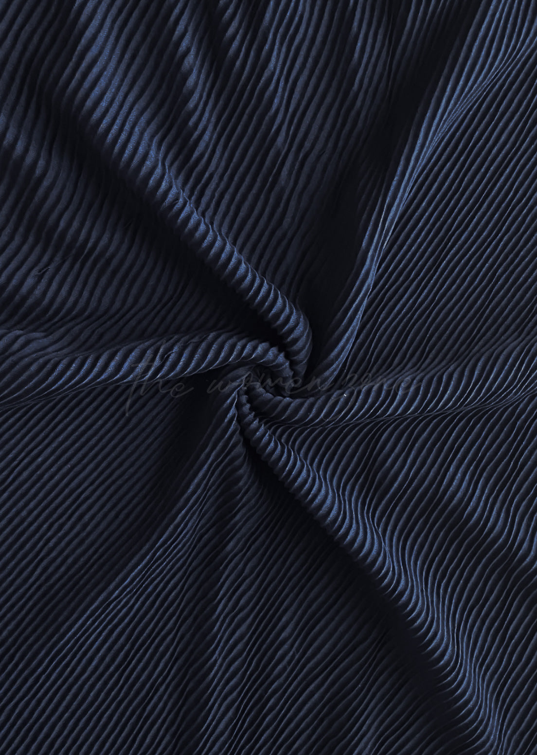 Crumpled Hijab - Navy Blue