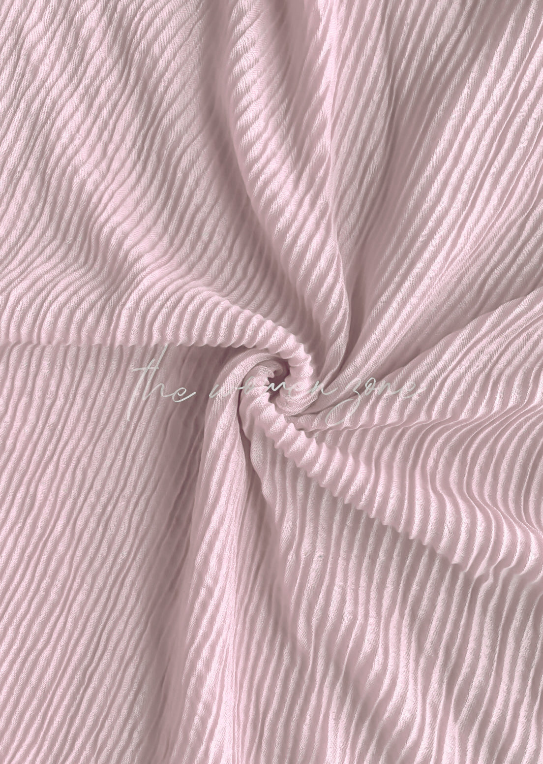 Crumpled Hijab - Light Nude Pink