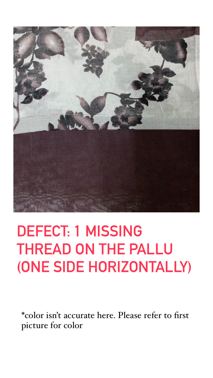 Pretty Posies- Plum (Slightly defected)