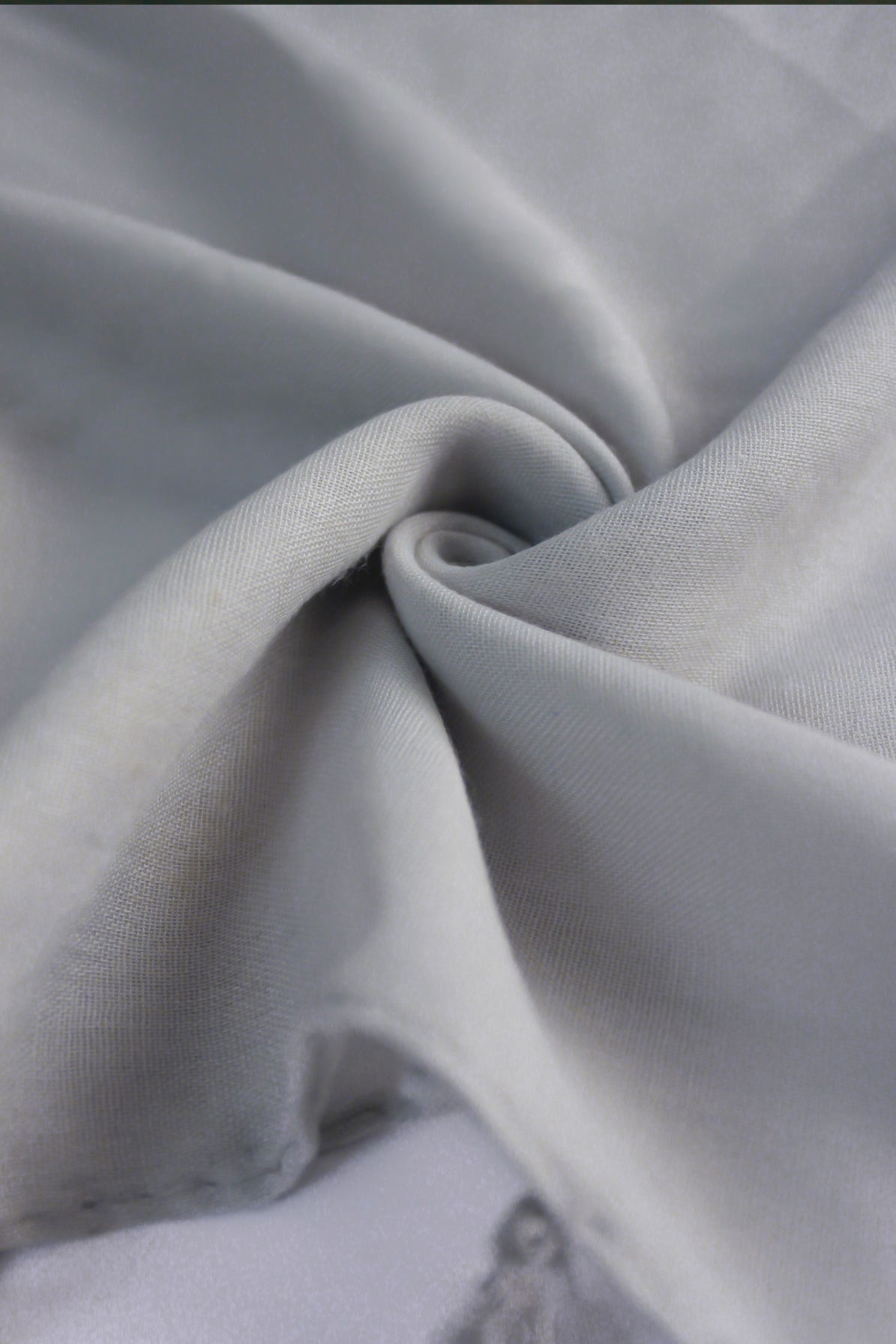 Plain Hijab with Tassels - Cloud Grey