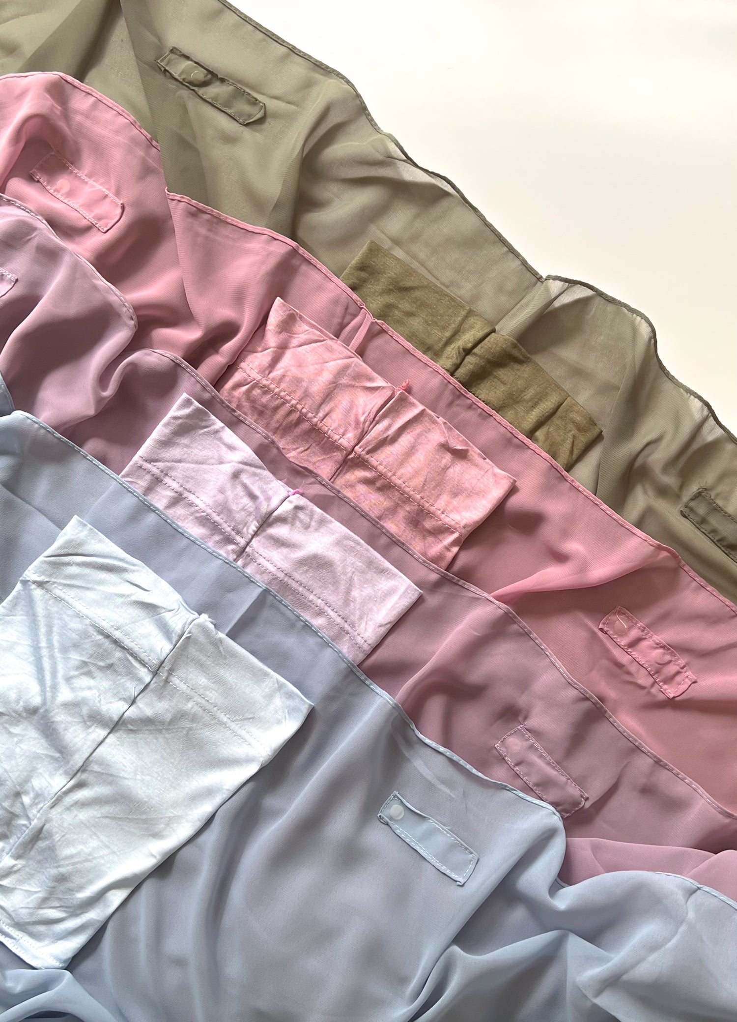 Instant Georgette Hijab with Magnets