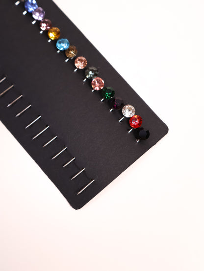 Crystal Hijab Pins - Multicolored