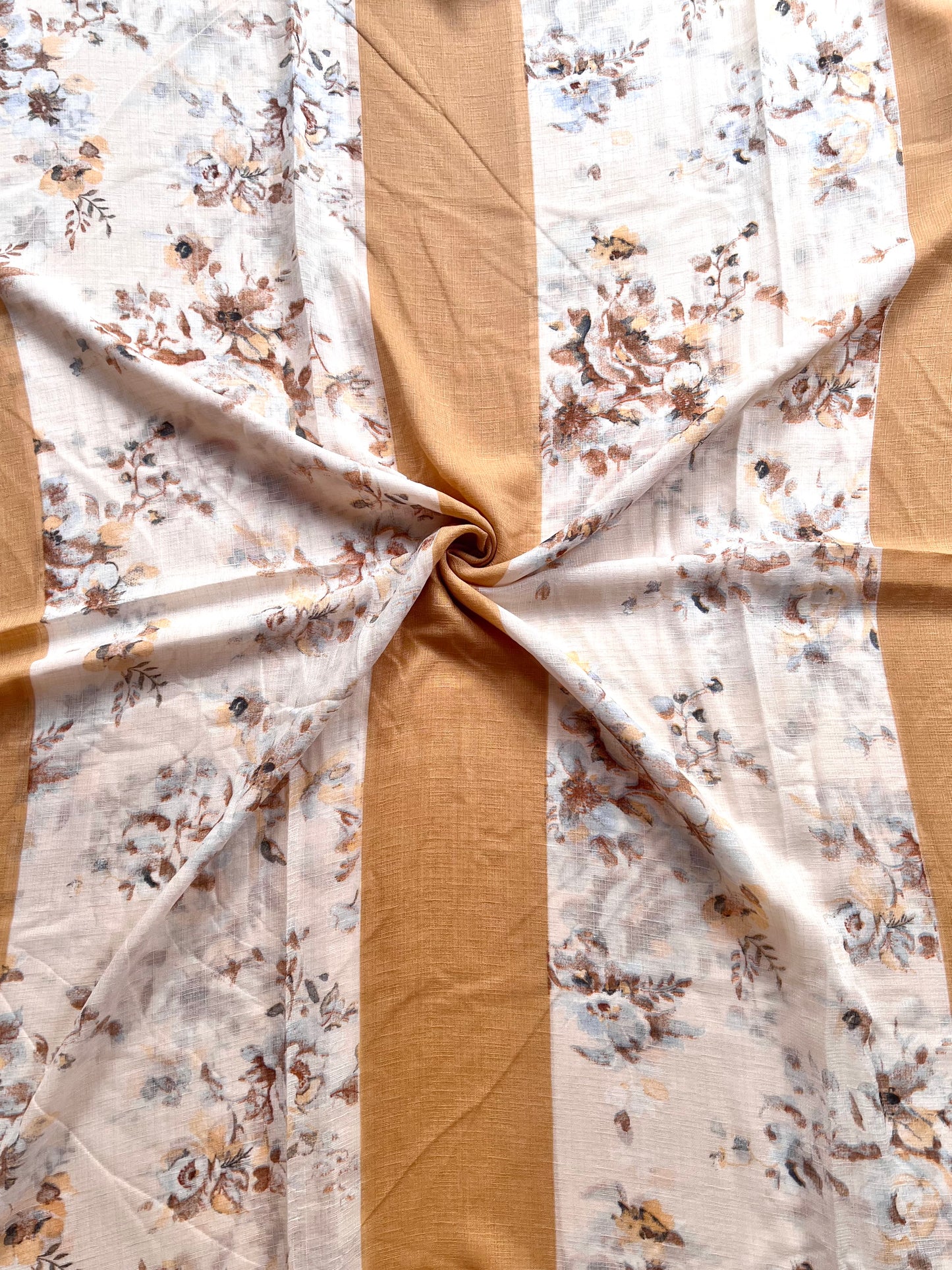 Rumana Printed Hijab - Muted Mustard