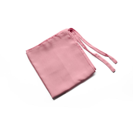 Tie back Niqab - Georgette - She Pink