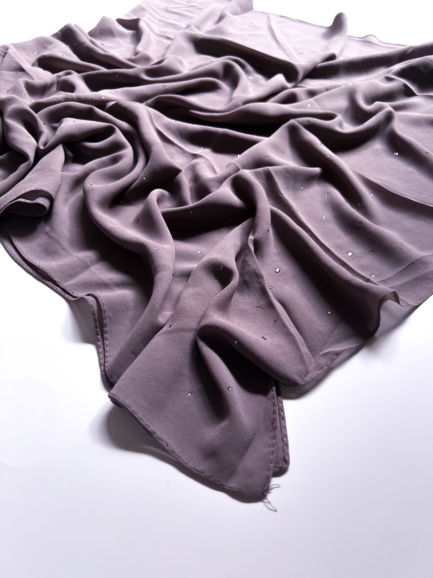 Chiffon Luxe Hijab - Mink