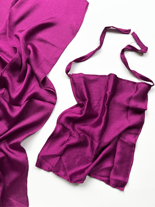 Sheen Hijab & Niqab Set - Grape