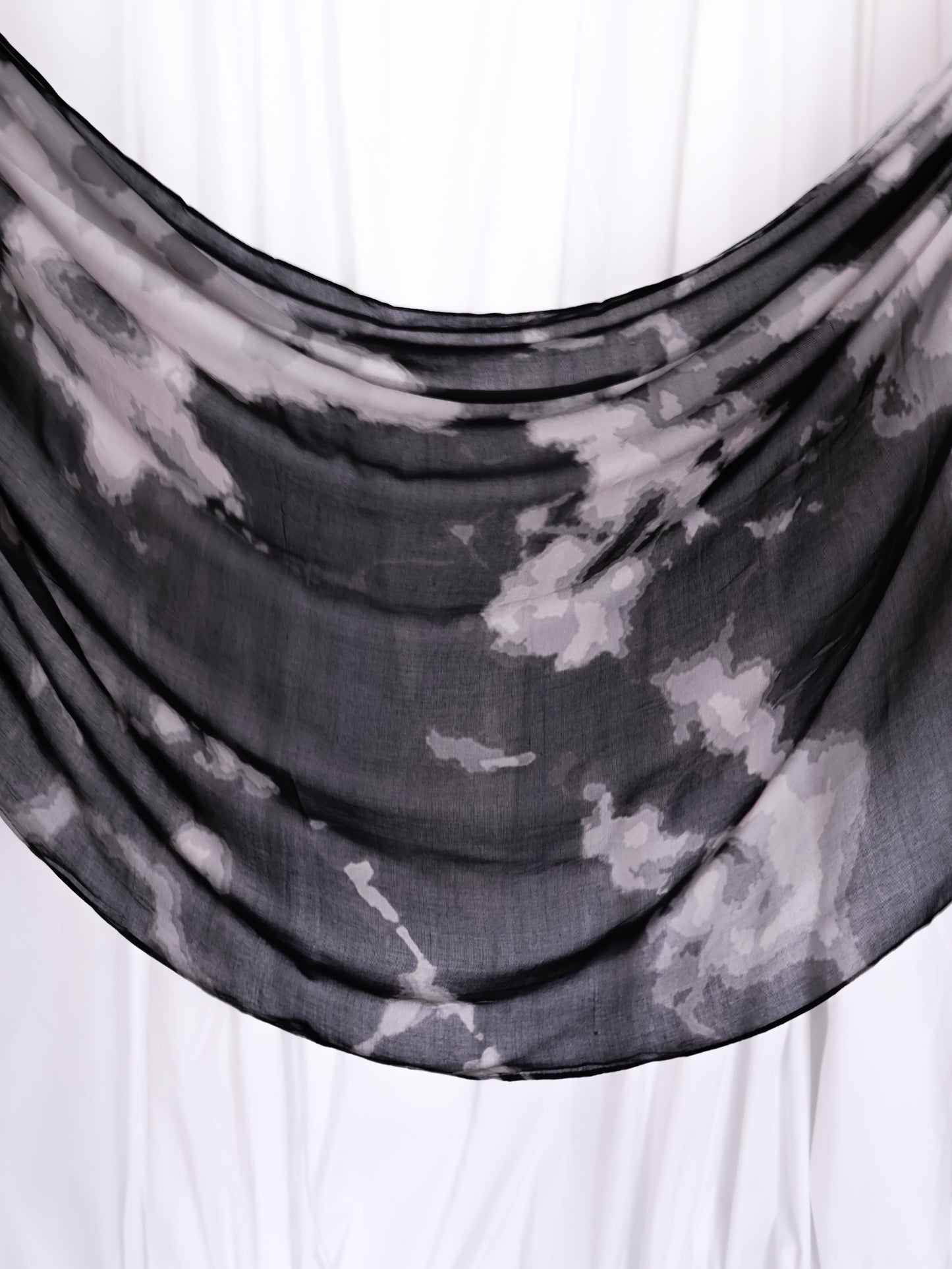 Real Modal Printed Hijab - Shadow
