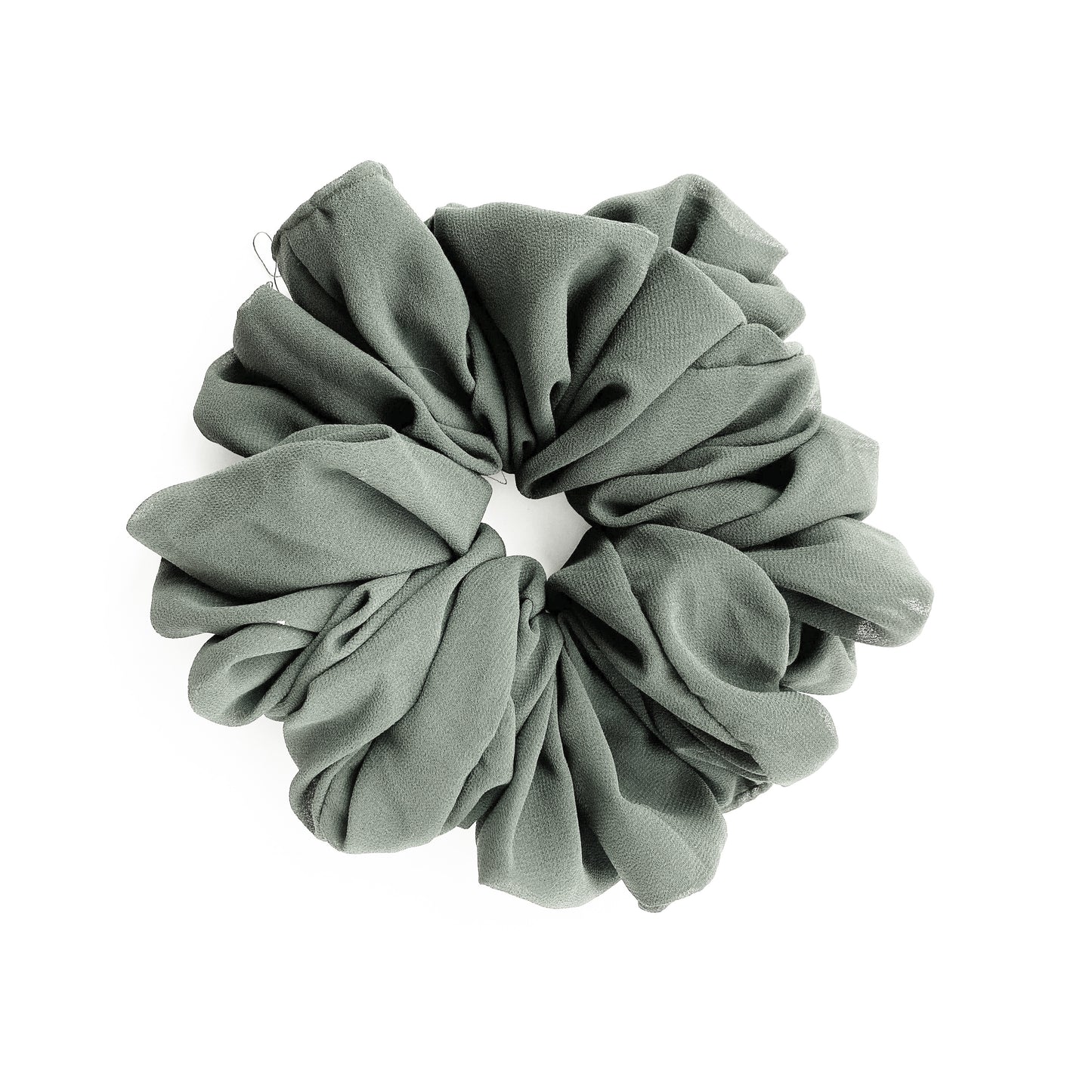 Georgette Volumizing Scrunchie - Sage Green