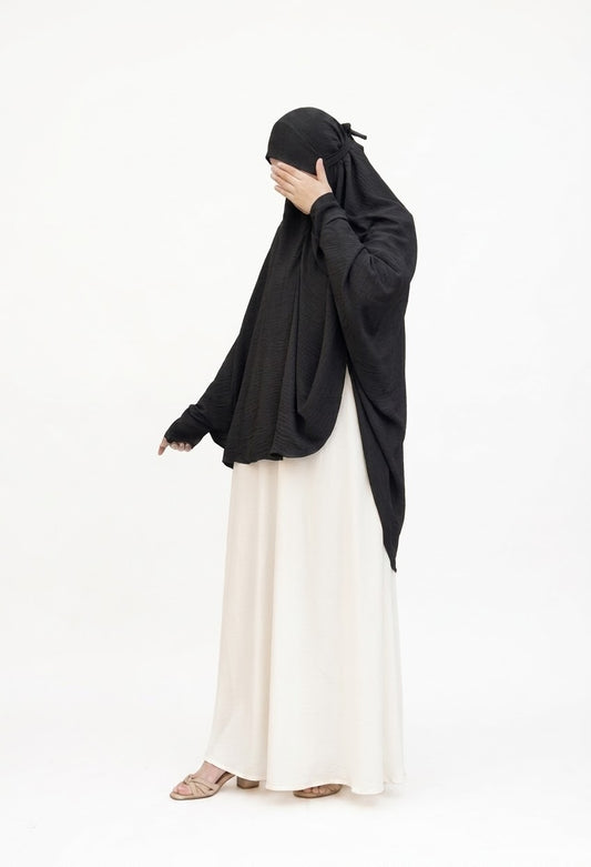 Namaz and Umrah Scarf  - Black
