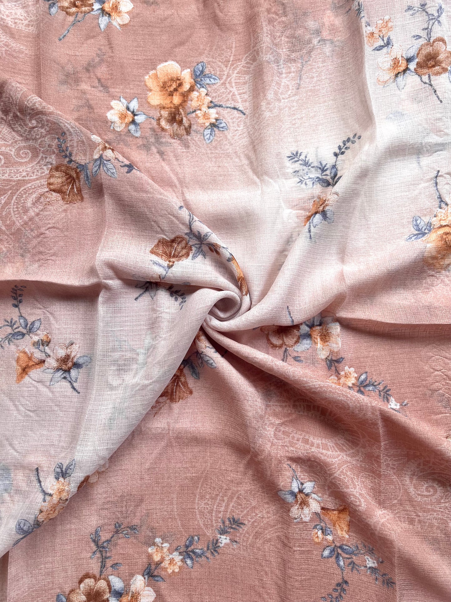 Zuheyra Printed Hijab - Tea Pink