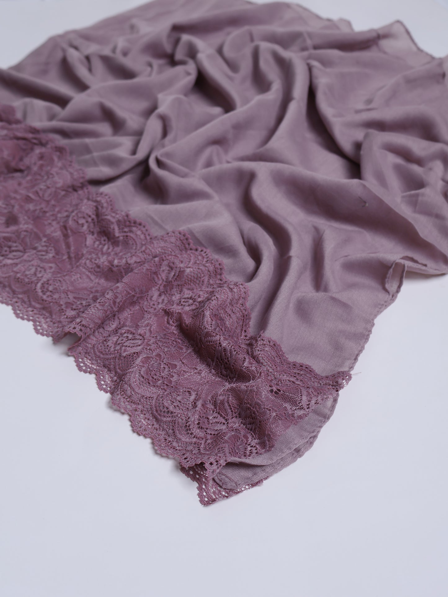 Lace Hijab - Mauve