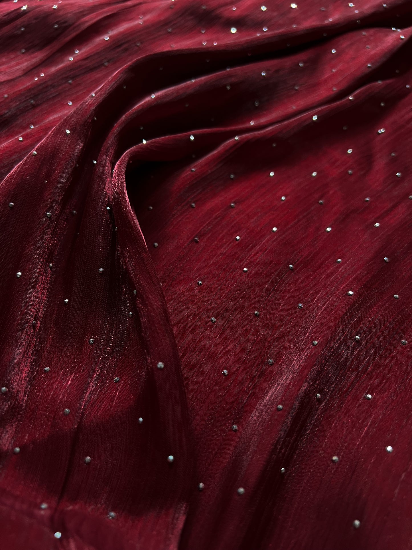 Moondust Rhinestones - Maroon
