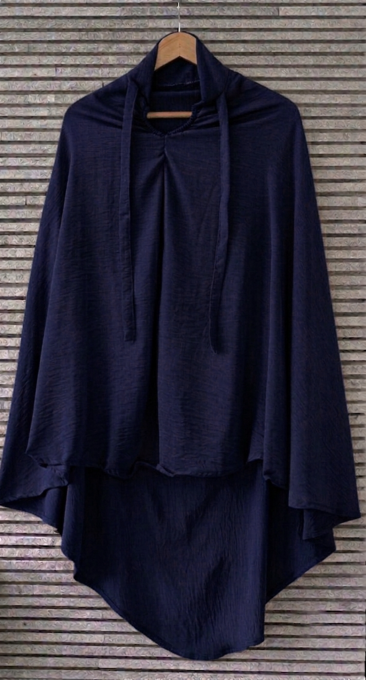 Namaz and Umrah Scarf  - Navy Blue