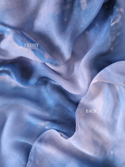 Real Modal Printed Hijab - Ocean Sediment