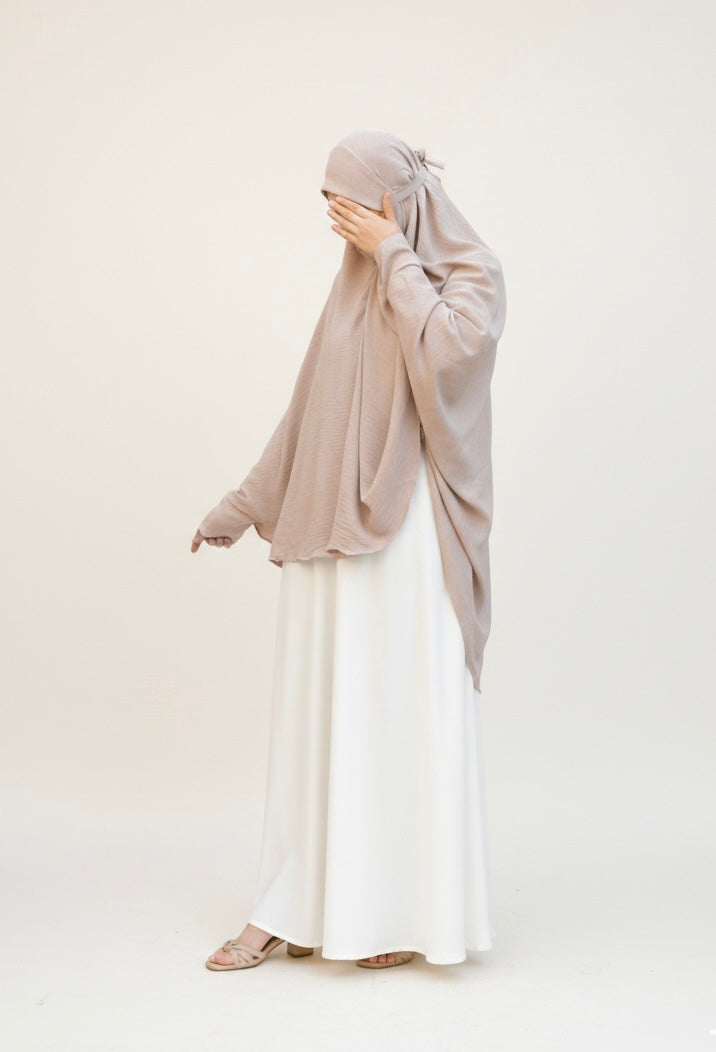 Namaz and Umrah Scarf - Fawn