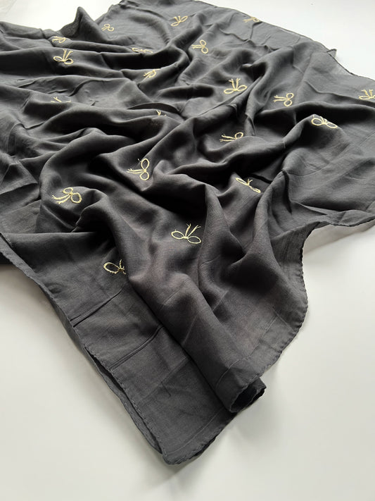 Bow-Me Hijab - Dark Grey