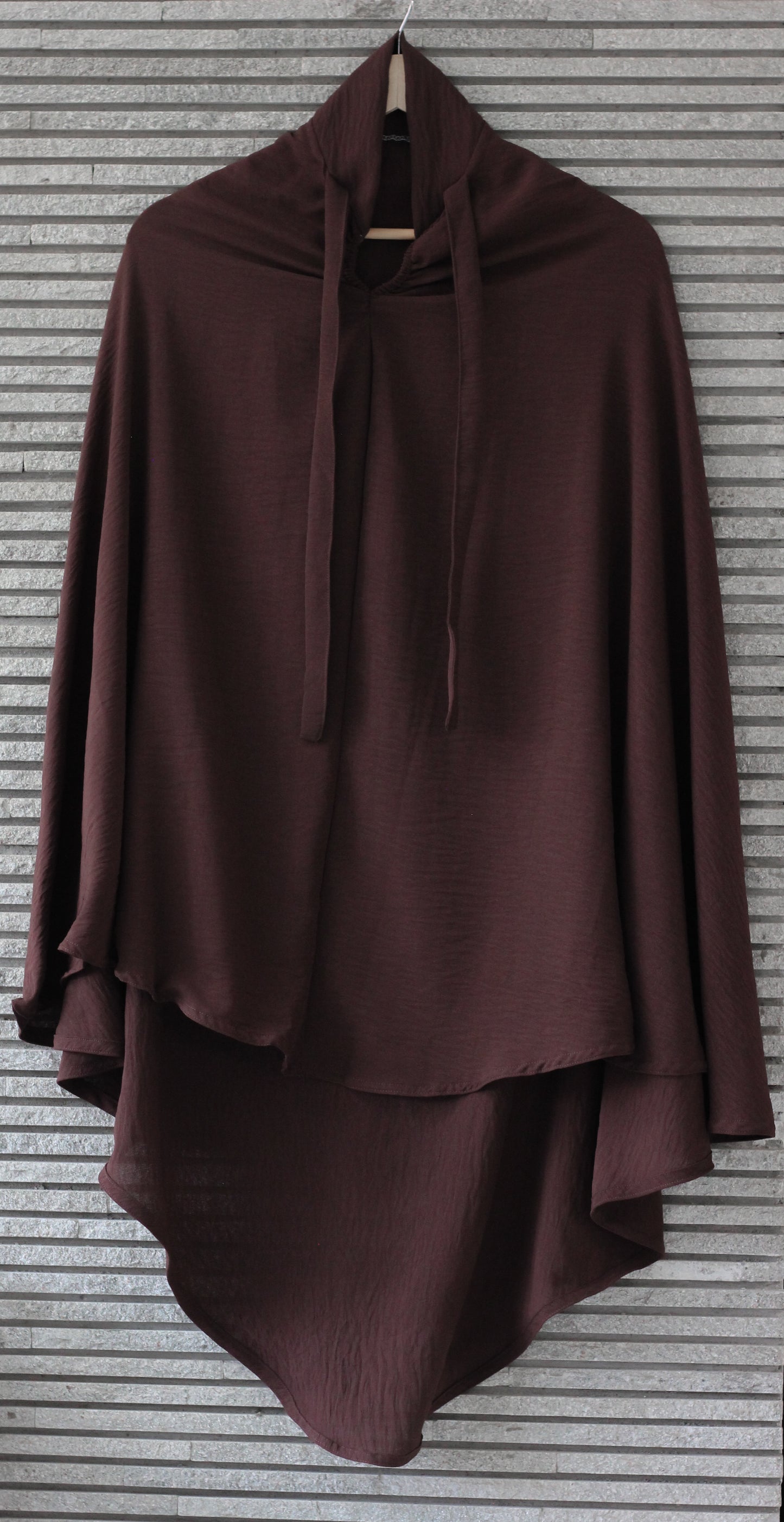 Namaz and Umrah Scarf - Chocolate Brown