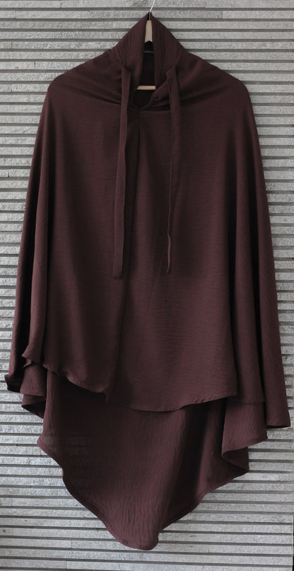 Namaz and Umrah Scarf - Chocolate Brown