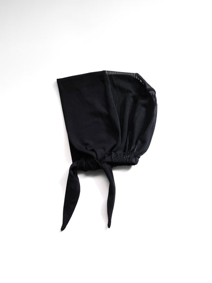 Mesh-Back Underscarf - Black