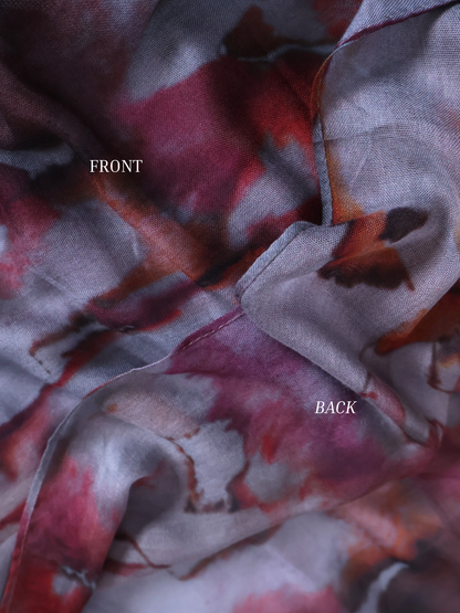 Real Modal Printed Hijab - Watercolor