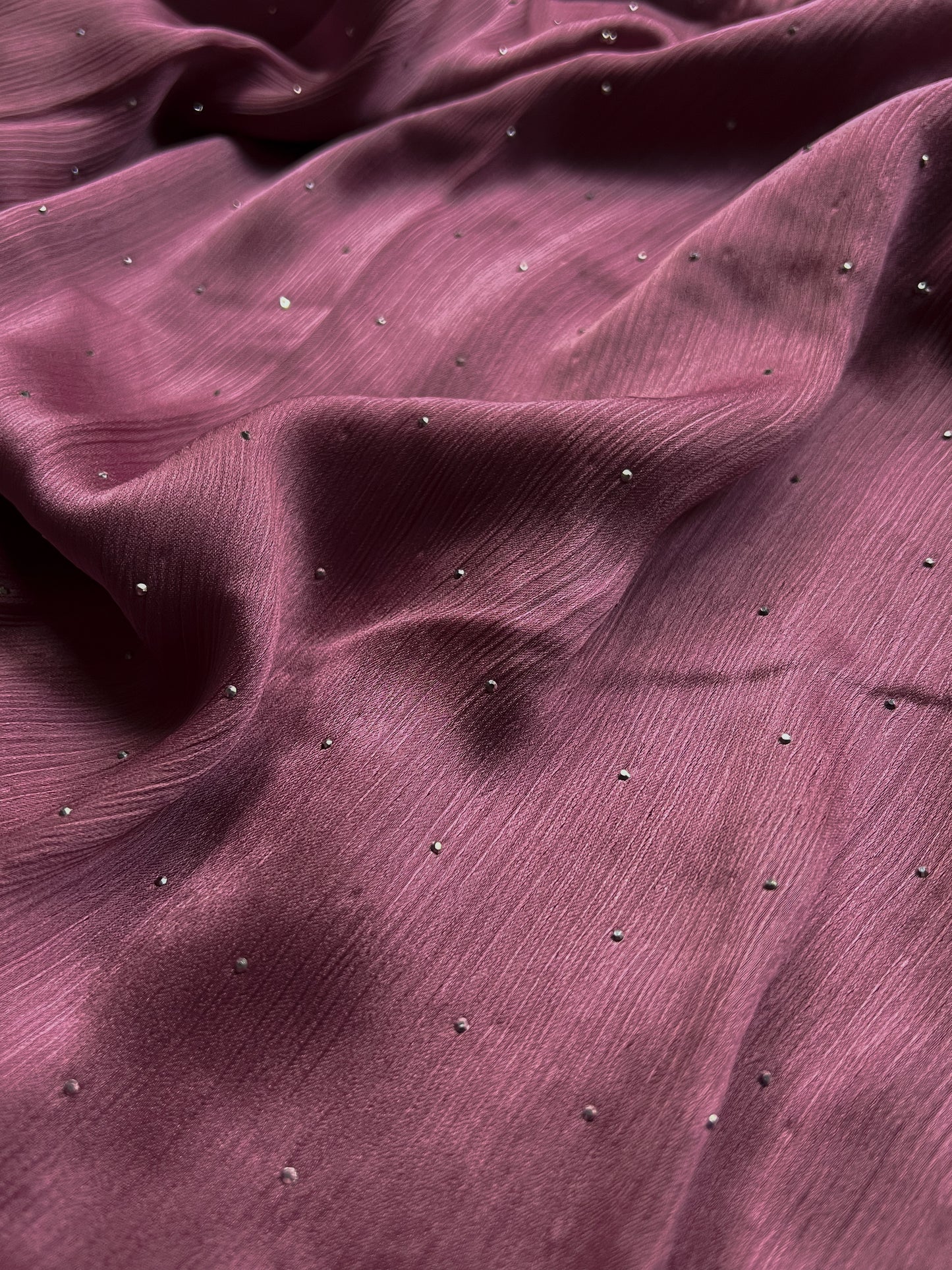 Crinkle Silk Luxe - Rose Tan