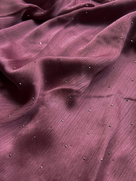 Crinkle Silk Luxe - Rose Tan