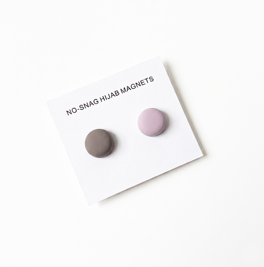 Matte Hijab Magnets (Circle)  -  Whisper