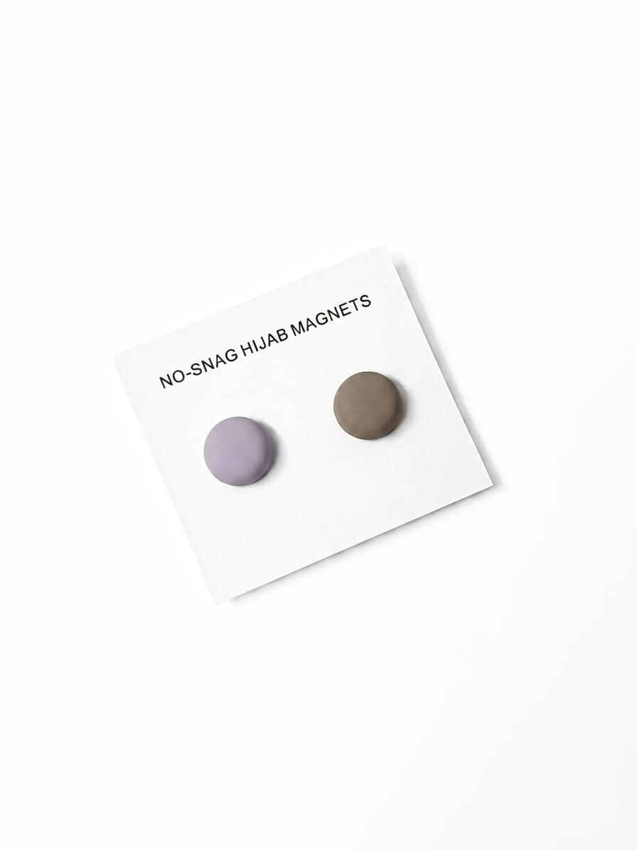 Matte Hijab Magnets (Circle)  -  Aura