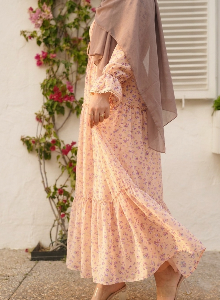 Pretty Summer Modest Dress