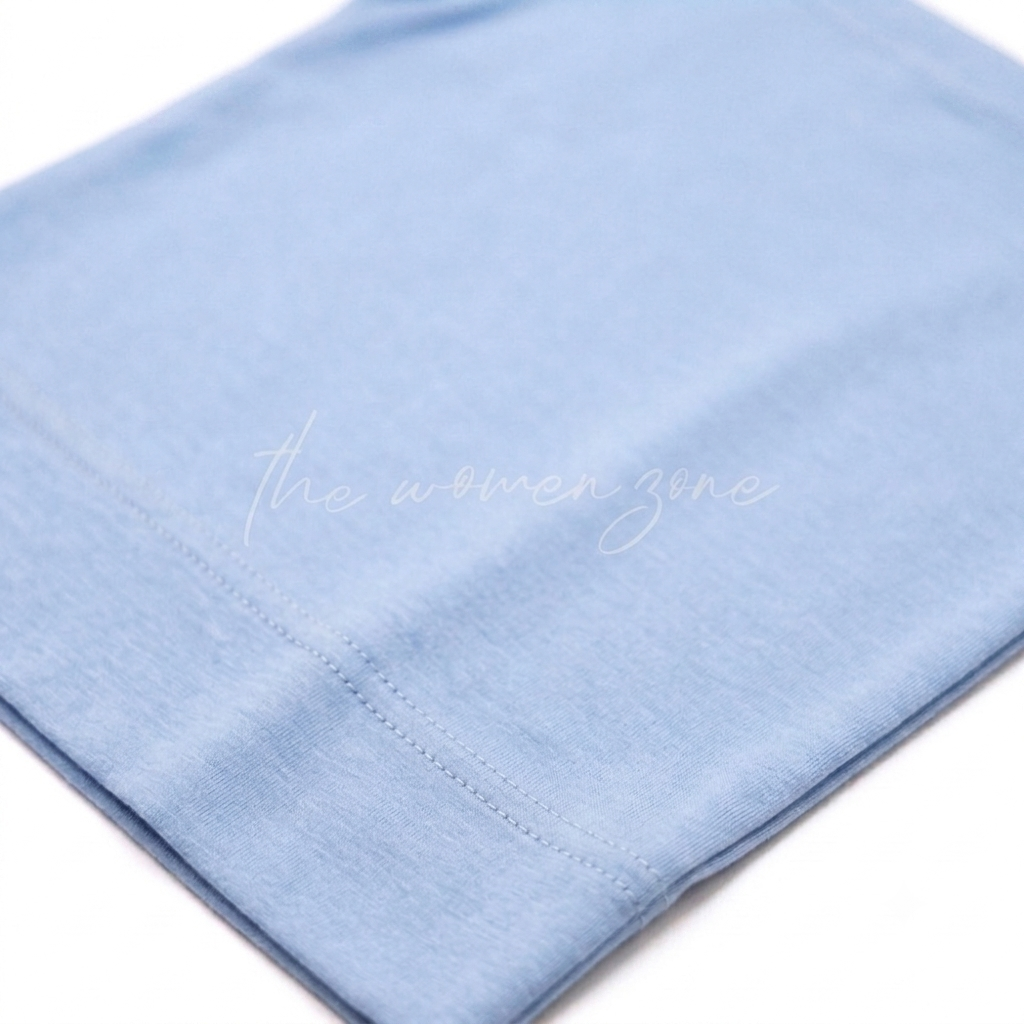 Bonnet Hijab Cap - Powder Blue