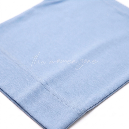 Bonnet Hijab Cap - Powder Blue