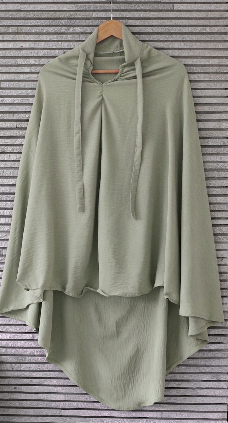 Namaz and Umrah Scarf - Light Sage Green