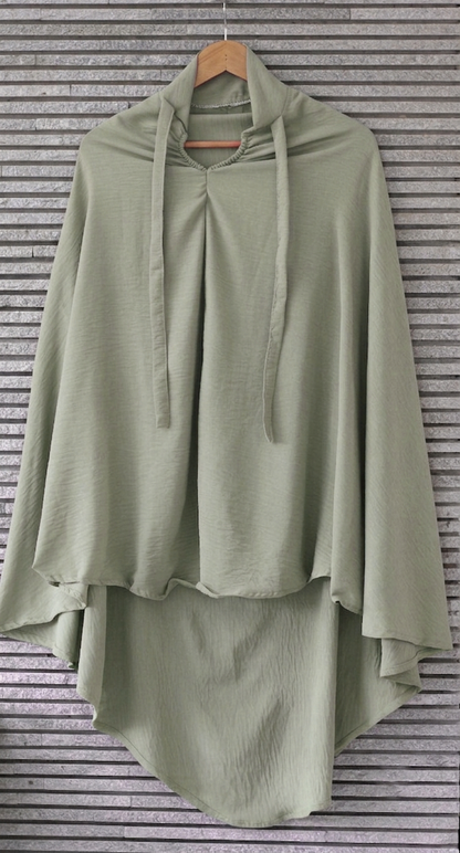 Namaz and Umrah Scarf - Light Sage Green